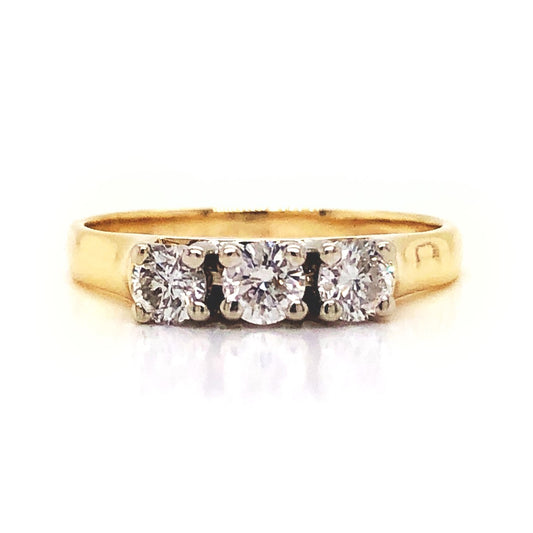 Three Stone Diamond Ring