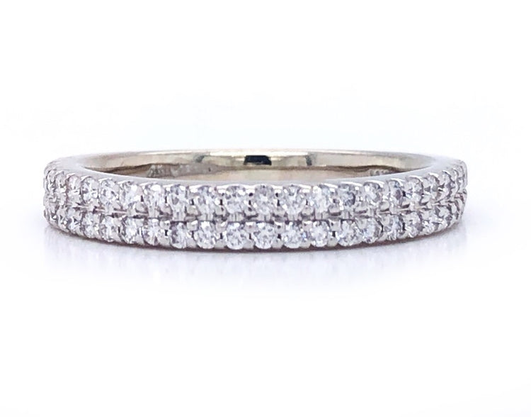 Double Row Diamond Band by Art Carved