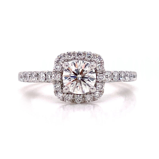 Canadian Diamond Halo Ring