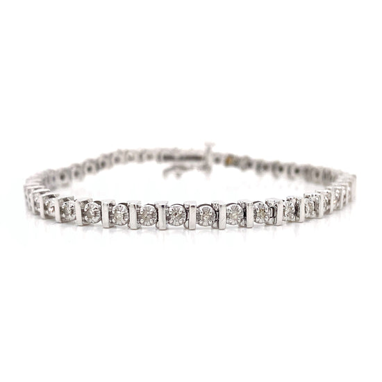 50TCW Diamond Tennis Bracelet