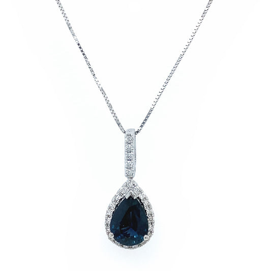 Sapphire & Diamond Necklace