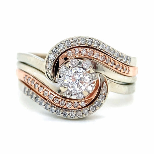 Two Tone Wedding Set