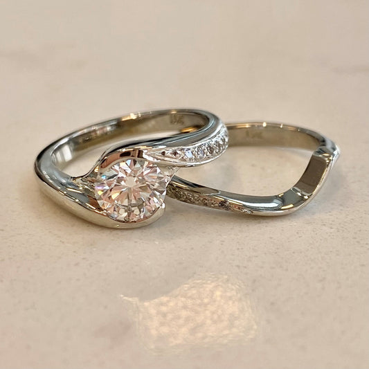 Canadian Diamond Wedding Set