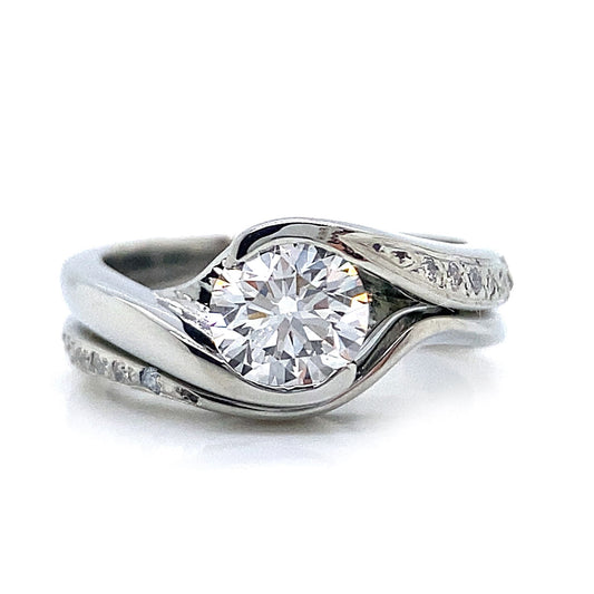 Canadian Diamond Wedding Set