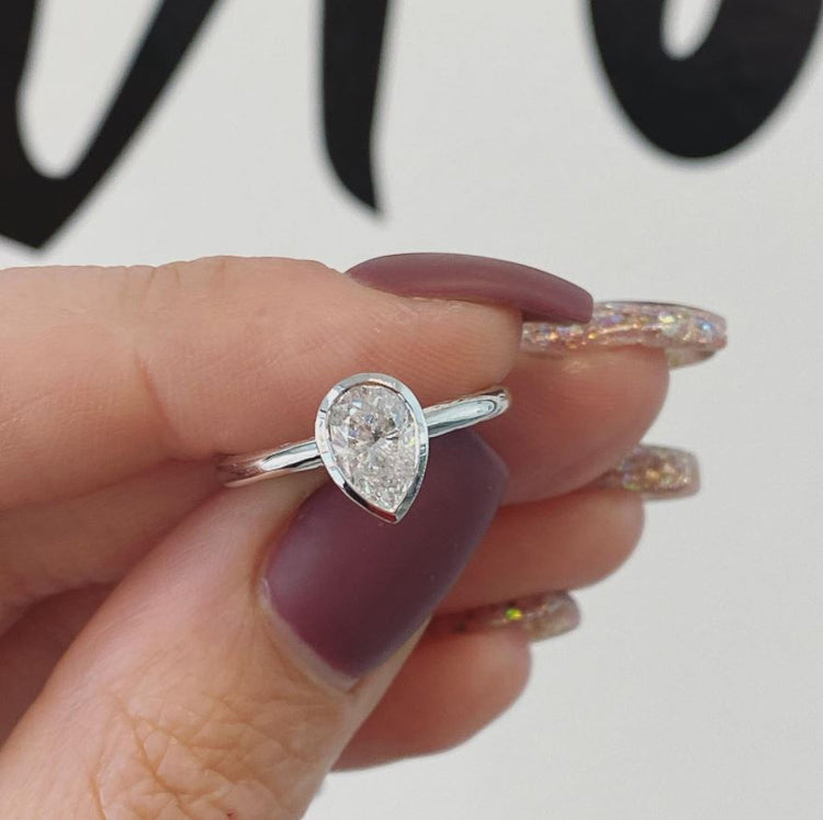 Tacori Pear Diamond Solitaire