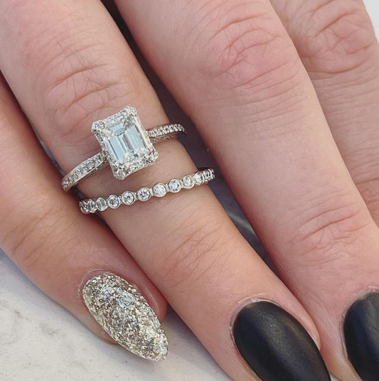 Tacori Emerald Dantela Engagement Ring