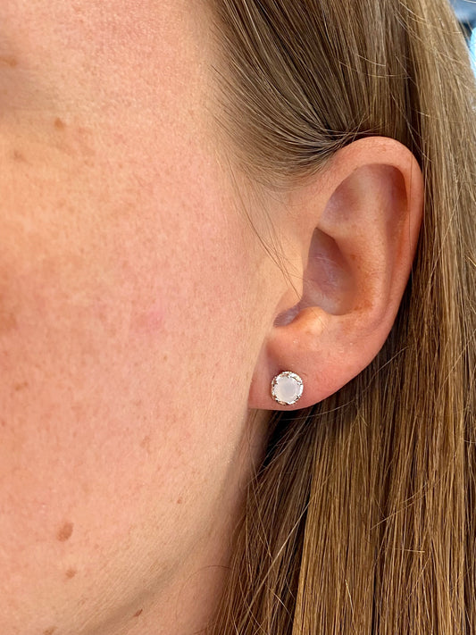 Tacori Classic Rock Chalcedony Studs