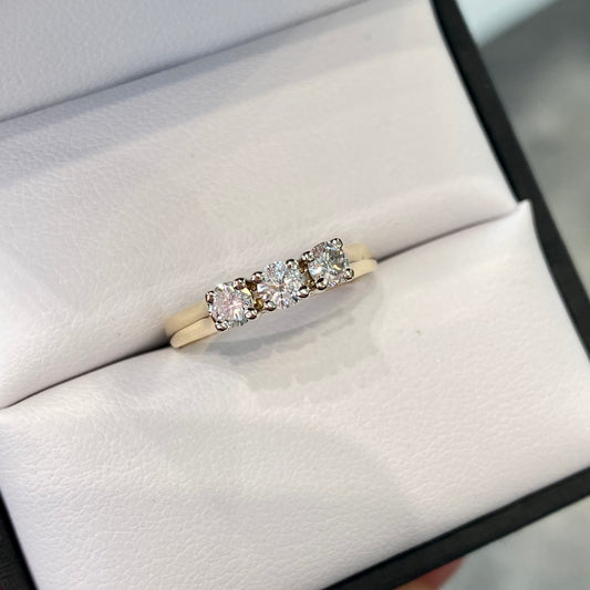 Three Stone Diamond Ring