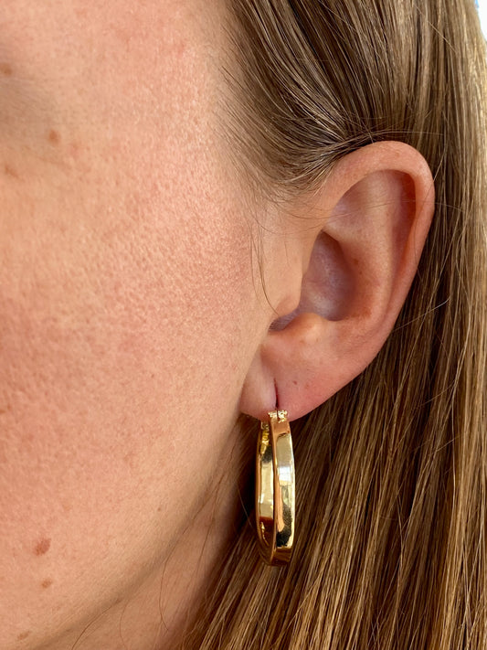 Square Hoop Earrings