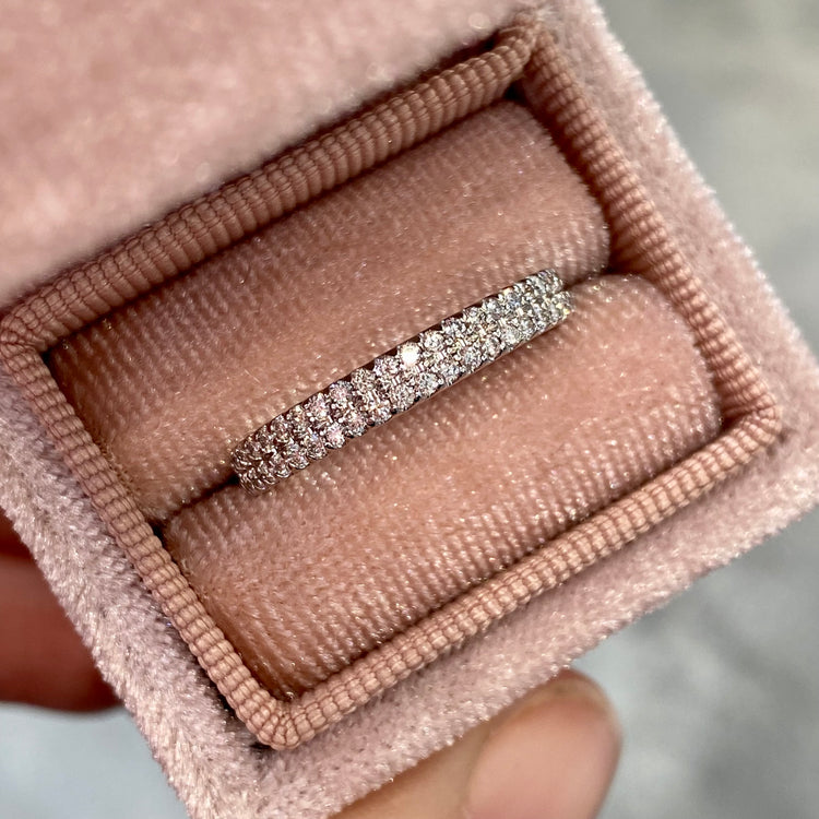 Double Row Diamond Band by Art Carved